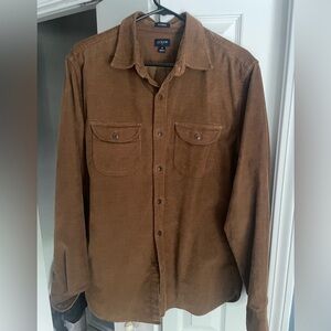 J Crew Men’s Curduroy Button Down shirt/jacket